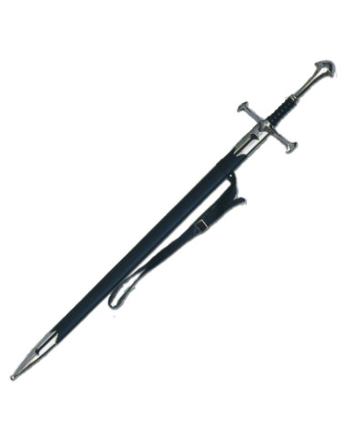 Fantastisk sværd med skede (109 cm.)
