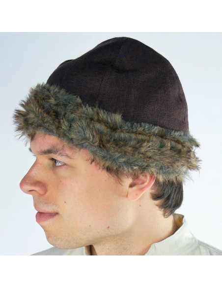 Gorro vikingo Ulf piel