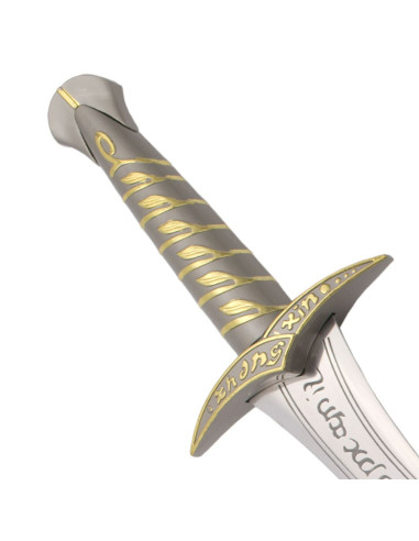 Cuchillo fantástico con vaina negra