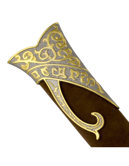 Fantastisches Messer mit brauner Scheide