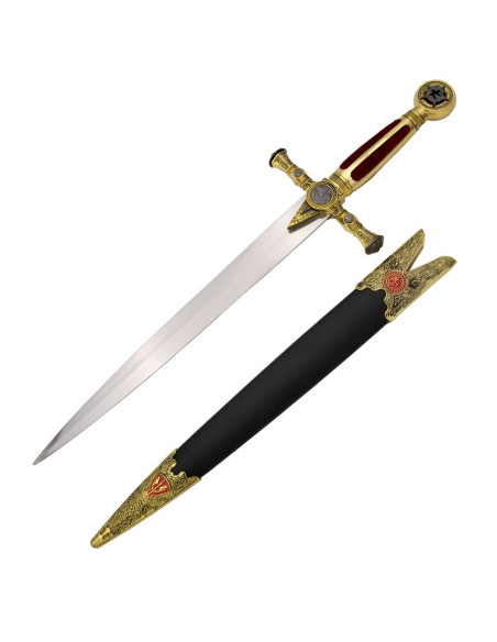 Freimaurerdolch mit Scheide