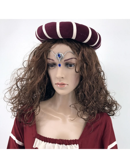 Tiara med krystalperler