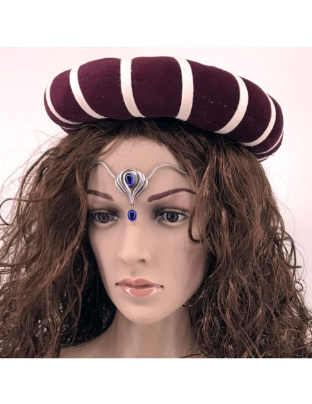 Tiara mit Kristallperlen