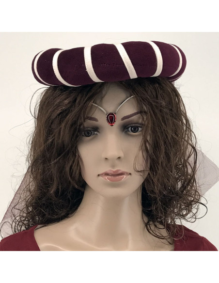 Tiara met kristallen parels