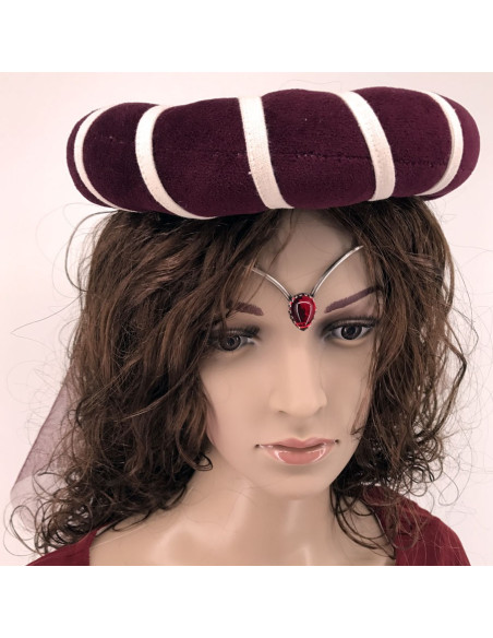 Tiara mit Kristallperlen