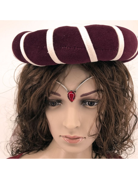 Tiara mit Kristallperlen