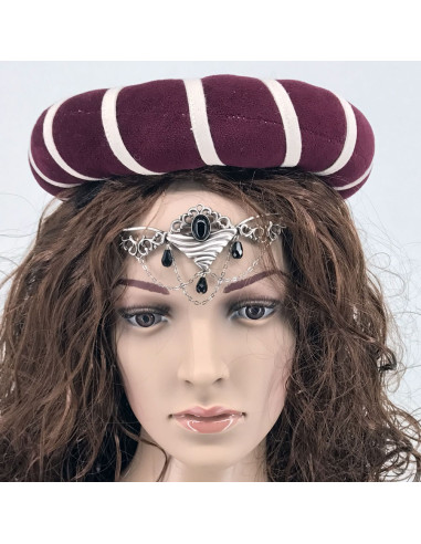 Tiara met kristallen parels