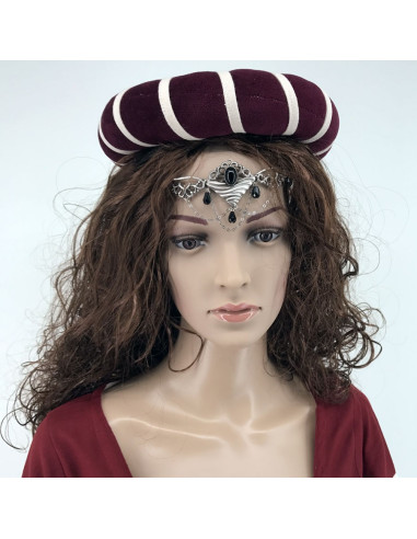 Tiara met kristallen parels