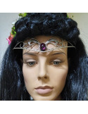 Tiara mit Kristallperlen