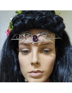 Tiara mit Kristallperlen