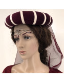 Tiara mit Kristallperlen