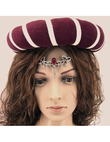 Tiara mit Kristallperlen