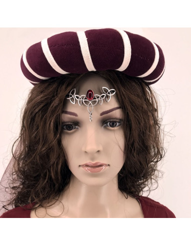 Tiara mit Kristallperlen