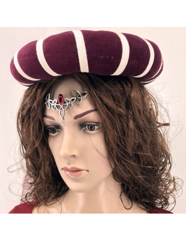 Tiara mit Kristallperlen