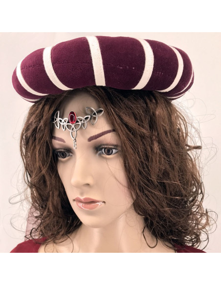 Tiara met kristallen parels