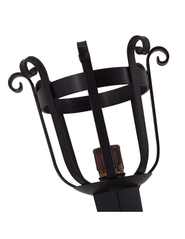 Smedebrænder påfør 1 lys, 114x26 cm.