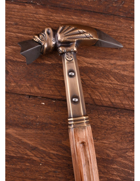 Martillo de guerra italiano, siglo XIV