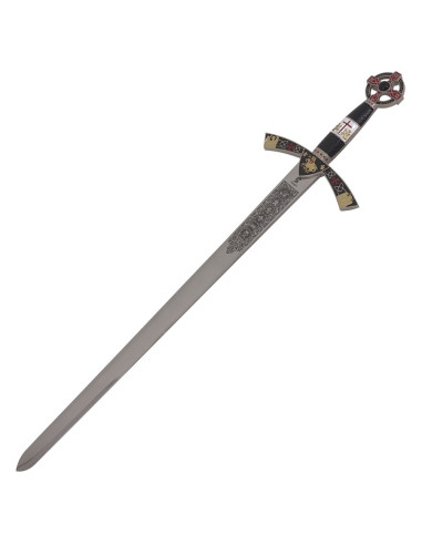 Verziertes Schwert des Templerkadetten. 76 cm.