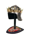 Corona Rey Medieval en latón