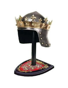 Middeleeuwse koningskroon in messing