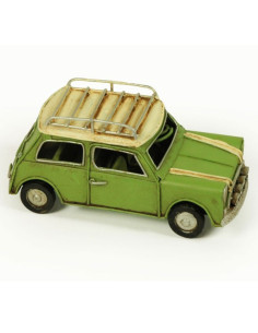 miniature gammel grøn bil