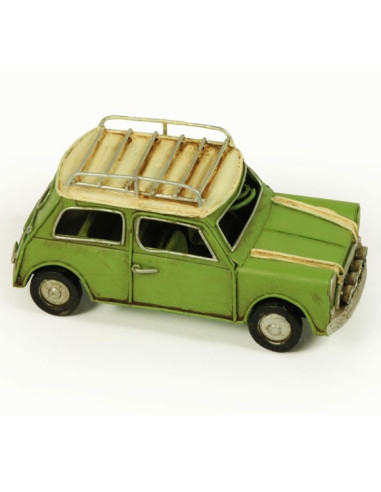 Miniatura coche antiguo verde