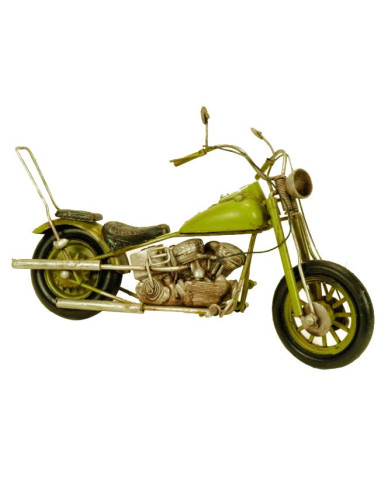 Miniatura moto antigua Harley