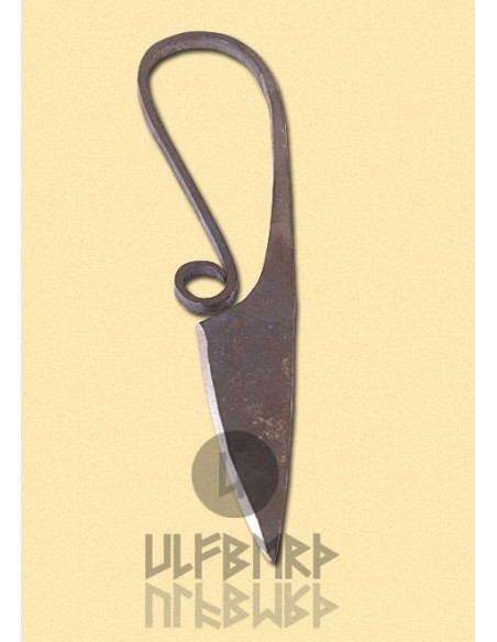 Handgeschmiedetes mittelalterliches Messer