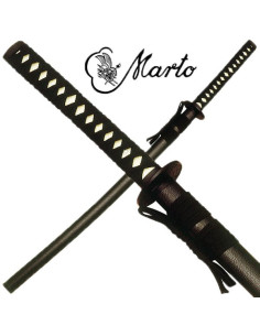 Zwarte katana Marto