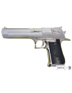 Pistola semiautomática niquelada USA, Israel 1982