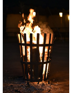 Cesta romana para hacer fuego 2