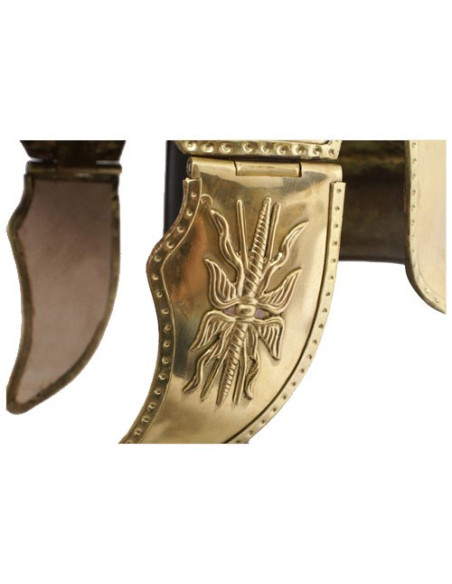 Griechischer Helm mit Federbusch