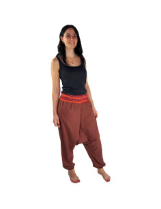 Jessie Hose mit weitem Bein, Marsala-Rot 2