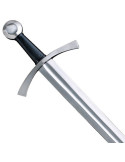 Functioneel middeleeuws zwaard met één hand