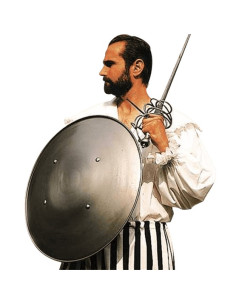 Escudo abovedado funcional, 58 cms. 2