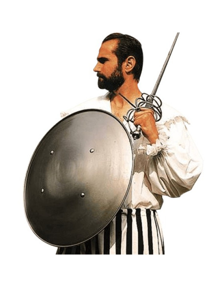 Escudo abovedado funcional, 58 cms.