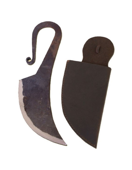 Handgeschmiedetes mittelalterliches Messer