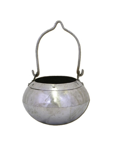 Handgesmede middeleeuwse steelpan