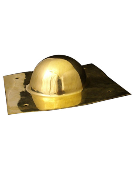 Vierkante umbo in messing