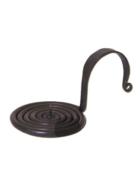 Candelero forjado a mano