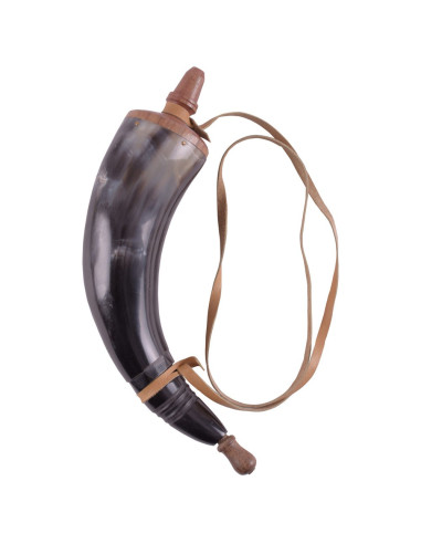 Hornstaubbeutel mit Riemen