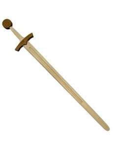 Espada medieval madera 1 mano prácticas