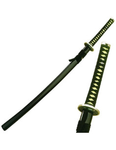 zwarte houten katana