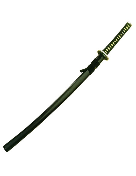 zwarte houten katana