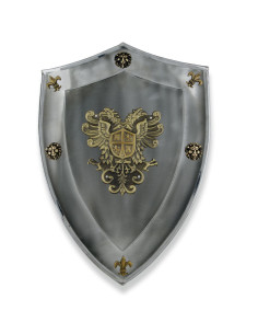 Rustikaler schwarzer Prinzenschild