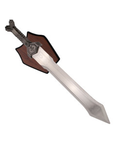 Fantastisk sværd med graveringer (60 cm.)