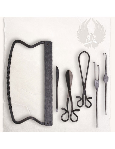 Mittelalterliches Chirurgie-Set 6 Werkzeuge