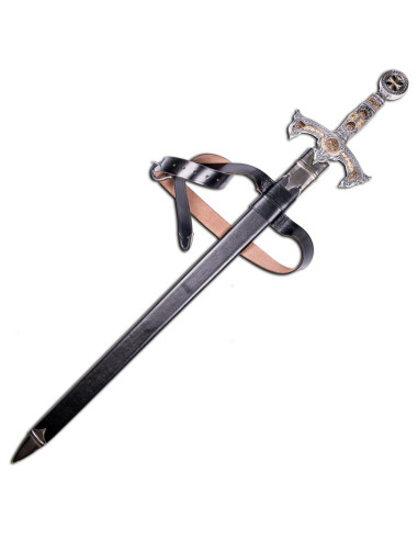 Schwert der Templer in Silber