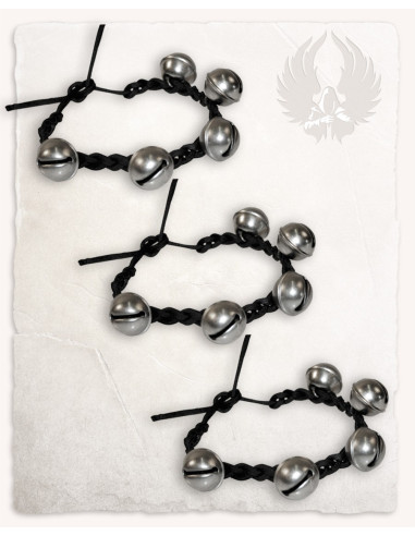Set 3 Armbänder Narrenglocken