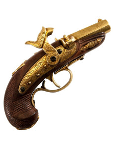 Deringer pistool Philadelphia percussie, USA 1862 vermessingd
